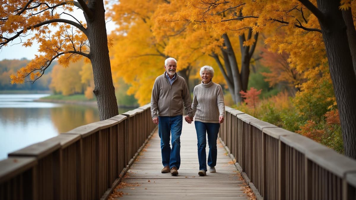 Boardwalk and nature views near affordable homes in Barry's Bay, Ontario